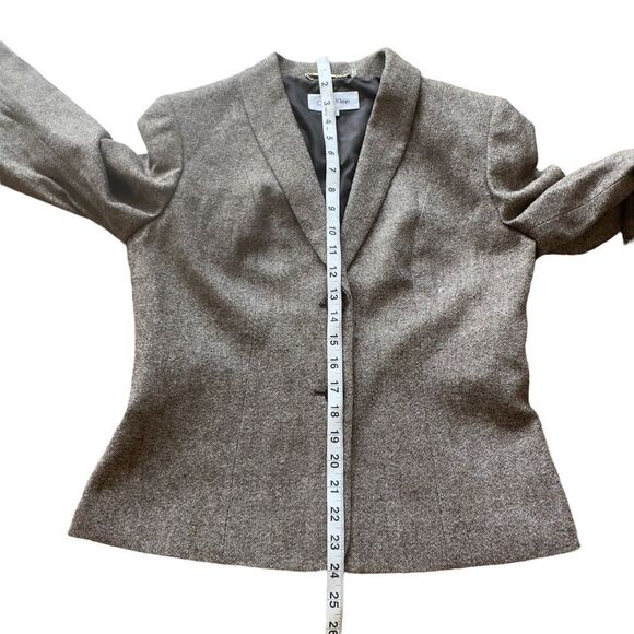Calvin Klein Wool Blend Two-Button Blazer Size 8 NWOT - Picture 11 of 15